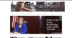 Desktop Screenshot of preliminaryhearing.washingtonandlee.net